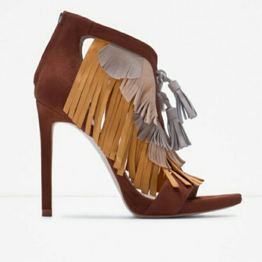 COPY - Fringe heels zara